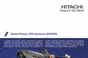 Diesel Rotary UPS (DRUPS)