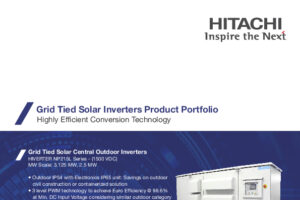 Grid Tied Solar Inverters Product Portfolio