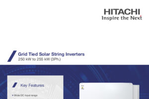 Grid Tied Solar String Inverters - 250k & 255k